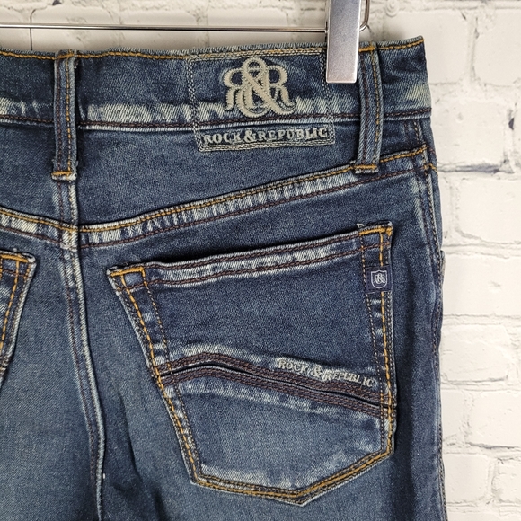 ROCK & REPUBLIC | Asher denim jean shorts jorts - Picture 4 of 6